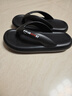 卡帝乐鳄鱼人字拖男夏季夹脚凉鞋户外沙滩凉拖鞋子男 1746 黑色 42-43 实拍图
