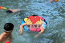 361°儿童游泳圈男女童学游泳训练腋下圈初学者可爱充气防漏加厚救生圈 实拍图