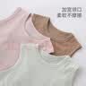 巴厘小猪宝宝分体套装夏装2025新款男童无袖薄款女童两件装夏季婴幼儿衣服 米白 110 实拍图