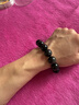 石玥珠宝精品16mm彩虹眼天然黑曜石手串本命年转运珠水晶手链男女士款 实拍图