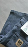 凉感五分牛仔短裤男夏季薄款潮牌弹力宽松直筒5分裤2025新款中裤 蓝灰色-亿牛-6023 34 【2尺7】 实拍图