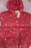 巴拉巴拉童装儿童羽绒服女童2025新款春装红色拜年服甜美外套大童新年衣服 实拍图