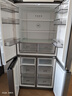 美的（Midea）慧鲜480升双变频一级能效十字四开门双开对开门超薄家用电冰箱风冷大容量国家补贴 BCD-480WSPZM(E) 实拍图