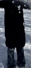 优衣库女装高级保暖羽绒长大衣/外套夹克481014 09 黑色 M /160/84A 实拍图