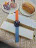 W&P适用苹果手表表带apple watch S11/10/9/8/7/SE3/ultra3/2双色液态硅胶运动透气iwatch磁吸表带 实拍图