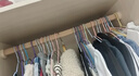 衣架成人加粗防滑加厚学生宿舍无痕挂衣架家用衣服晾衣架撑子衣挂 40cm平肩带钩（四季款） 5支装（颜色随机） 实拍图