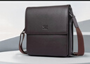 七匹狼单肩斜挎包男士真头层牛皮便携高端磁吸挎包商务休闲生日礼物男 实拍图