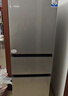 海尔（Haier）「真省电」310L三门冰箱黑金净化一级能效风冷无霜BCD-310WGHD3E7WV(银)国家补贴 实拍图