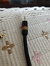 YYTCG 发烧3.5mm转双莲花 音频线一分二手机电脑音箱连接线1分2RCA红白功放信号线低音炮线 黑色一根 0.5米 实拍图