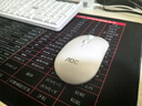 AOC KM460无线蓝牙键盘鼠标套装 键鼠套装 低音按键 防溅洒设计 办公家用 笔记本台式电脑通用 白色  实拍图