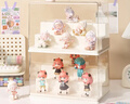 得力（deli）【盲盒展示架-可摆12个】三层盲盒展示盒 亚克力盲盒柜 泡泡玛特桌面收纳盒【天地盖】 PK157 实拍图