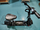 永久电动滑板车便携两轮代步车电瓶车迷你小型代驾折叠电动车锂电池 48V黑/45-55KM旗舰版强动力 实拍图