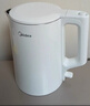 美的（Midea）电热水壶家用烧水壶泡茶0涂层食品级304不锈钢自动断电双层防烫全钢无缝1.5L大容量 MK-HJ1566 实拍图