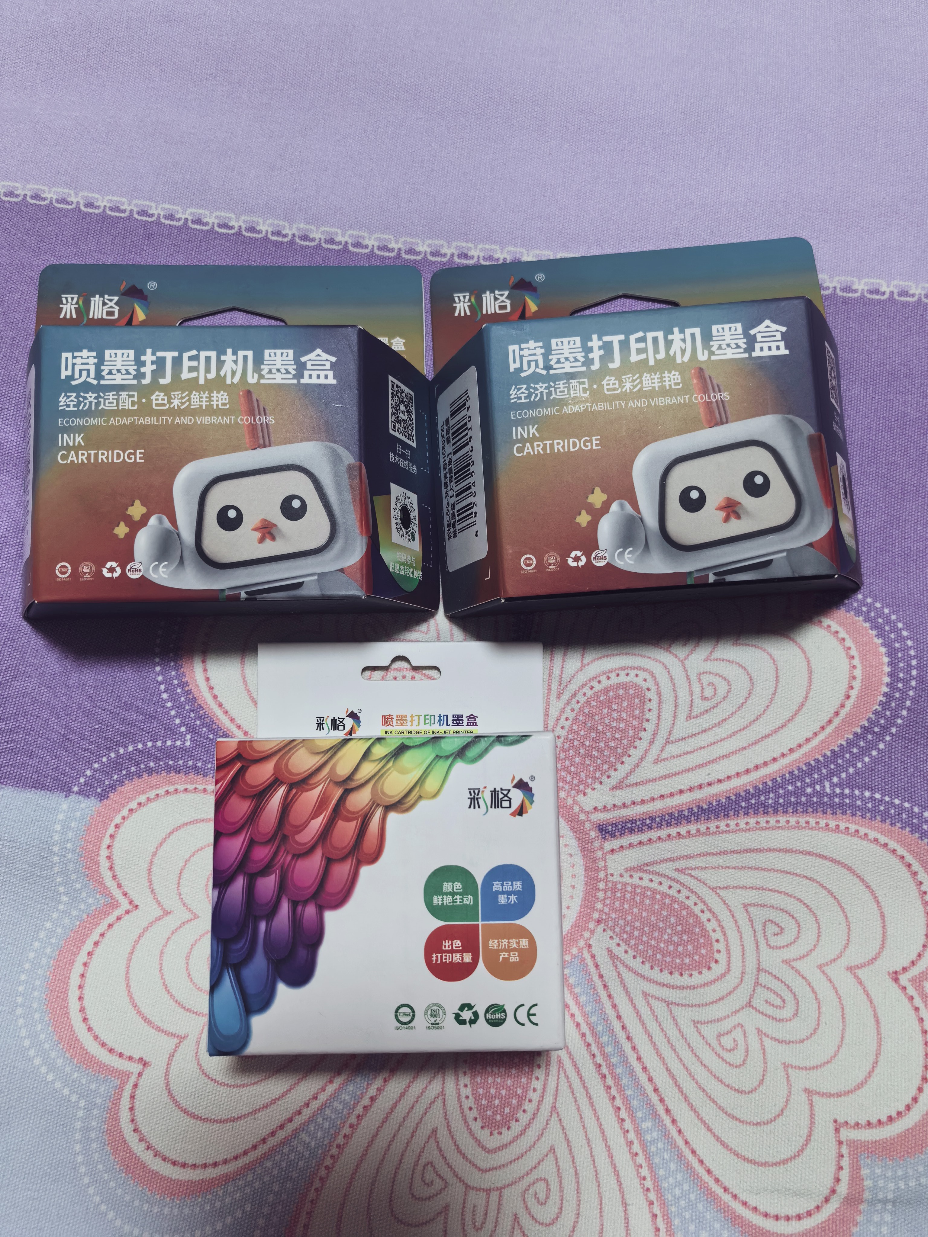 彩格适用惠普HP680XL彩色墨盒 1118 2138 3776 3778 2676 2677 2678 3636 3638 3838 4538 4678可加墨 实拍图