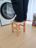 小匠材实木凳子家用客厅小凳子餐厅凳子加厚结实小木凳家用矮凳27高 实拍图