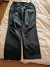 探拓（TECTOP）加绒保暖软壳裤男防风加厚徒步登山裤女户外运动裤子 男款黑色【秋冬加绒】 L 实拍图