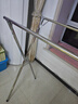 华恺之星晾衣架落地折叠阳台晒衣架不锈钢伸缩晒被子架衣架YJ67双杆1.6米 实拍图