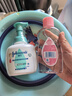 强生（Johnson）婴儿抚触润肤油200ml+牛奶沐浴露洗发水二合一400ml 洗护沐浴 实拍图