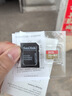 闪迪（SanDisk）256GB TF(MicroSD)内存卡 4K极速金卡A2 V30 U3行车记录仪 运动相机无人机 监控存储卡 读190MB/s 实拍图