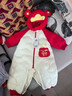 巴拉巴拉婴儿连体衣羽绒服宝宝男童女童2025新款冬装外出哈衣爬服造型拜年 实拍图