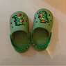 B.Duck小黄鸭童鞋儿童拖鞋男童透气洞洞鞋女童可爱家居鞋0954绿色22 实拍图