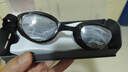 李宁（LI-NING）泳镜防水防雾男女高清游泳眼镜平光游泳镜LNJT224-10暗夜黑 实拍图