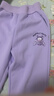 真维斯女童裤子春秋款儿童运动裤女孩春季洋气卫裤春装长裤新款时尚童装 紫 紫色洛米X 130 实拍图
