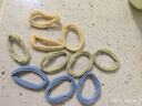 海盐蓝发绳发绳发圈头绳简约扎高马尾皮筋少女可爱头饰无缝高弹力 10根（opp袋包装）【蓝白混色】 实拍图
