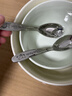COOKSS儿童勺子宝宝元宝勺316不锈钢辅食勺婴儿训练吃饭汤勺餐具两只装 实拍图