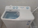 海尔（Haier）半自动双桶双缸洗衣机 12KG大容量  强力去污洗大件 一级能效家电国家补贴以旧换新 XPB120-81D2 实拍图