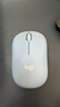 罗技（Logitech）M221 轻音鼠标 无线鼠标 办公鼠标 对称鼠标 带无线微型接收器 雾霭蓝 实拍图