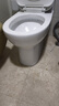 松鲸 卫浴家用马桶坐便器大冲力超漩虹吸式静音连体座便器小户型马桶 直冲型【大冲力】300坑距 实拍图