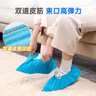 苏诺一次性鞋套无纺布100只机房家用防尘透气室内脚套加厚防滑 实拍图