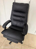 顾全老板椅可躺办公椅家用工学椅午休转椅电脑椅子C533黑皮 实拍图