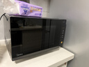 美的（Midea）家用变频微波炉平板式易清洁 800W微波速热 一键智能菜单 钻石背板 微晶面板加热20L（PM20M2） 实拍图