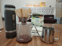 CLITON玻璃手冲咖啡壶带刻度分享壶滴漏式过滤网咖啡滤杯套装1-4人份 实拍图