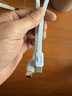 绿联便携防丢挂绳短线双头Type-C数据线PD60W快充ctoc车载充电线适用苹果17/16/15苹果华为手机平板蓝 实拍图