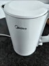 美的（Midea）电热水壶家用烧水壶泡茶0涂层食品级304不锈钢自动断电双层防烫全钢无缝1.5L大容量 MK-HJ1566 实拍图