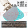 美丽雅胶棉拖把28cm2头懒人吸水海绵家用一拖净免手洗干湿两用拖地神器 实拍图