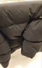 鸭鸭高充绒羽绒服男短款加厚冬季新款极寒保暖面包服撞色防寒外套 黑色 XL (建议130-150斤) 实拍图