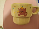 可爱卡通小狗叠叠杯宿舍办公室家用喝水杯学生咖啡牛奶早餐马克杯 奶白海狸叠叠杯 1个 300ml 狗狗咖啡叠叠杯 实拍图
