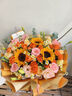 馨仪鲜花速递玫瑰向日葵康乃馨花束生日礼物全国同城配送 向日葵玫瑰混搭花束 实拍图