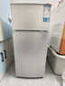 志高（CHIGO）小冰箱迷你小型家用冷藏冷冻两用宿舍出租房用双门办公室电冰箱节能省电 【一级能效】82L银色【全国联保丨节能省电】 实拍图