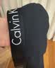 Calvin Klein内衣女士提花ck棉质微弹半包臀防夹臀三角内裤女 001-太空黑 1条 L 实拍图