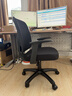 得力（deli）4900S 人体工学靠背办公椅/电脑椅/职员椅 可升降转椅舒棉坐垫 灰 实拍图