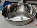 【不锈钢】和面盆厨房烘焙家用火锅盆洗菜打蛋汤锅盆醒面盆料理盆 32cm【热卖款】不锈钢 和面盆 实拍图