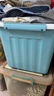SPACEXPERT塑料收纳箱特大号储物箱学生书箱儿童玩具整理搬家打包周转箱 蓝色 【实测盛水容积60L】单只装 实拍图