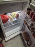 美的（Midea）116L单门小冰箱白色复古双温冷藏冷冻客厅办公室租房宿舍美妆家用办公小型迷你冰箱BCD-116M 实拍图
