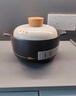 小熊（Bear）砂锅 宽口煲仔饭炖锅耐高温不开裂2.8L 煲汤沙锅燃气灶陶瓷锅 实拍图