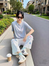 CAMILA KSENIA女士夏季2026新款运动鞋时尚小白鞋厚底百搭阿甘鞋休闲徒步老爹鞋 黑色 37 实拍图